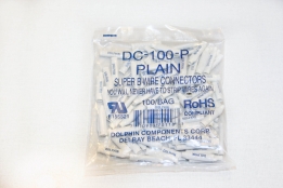 Johtoliitin RB 0,4- 0,8 mm2/ valkoinen, DC-100P, EASY-P 100 kpl pussi