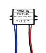 PSM-S1A24V Jännitemuuttaja stabiloitu ± 1%