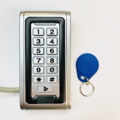 Koodilukko NED-2022, RFID lukijalla, 12-24VDC, IP68