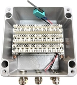 AKR160G 30-parinen kytkentäkotelo, Krone LSA, alumiinia IP66