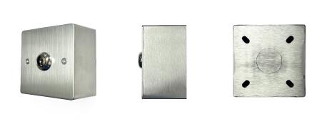 Avainkytkin AK36P, 3-asentoinen, pinta-asennukseen, ruostumaton teräs