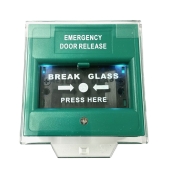 HL5030MG4L Ovilukon hätälaukaisupainike vihreä ledeillä