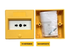  Hätälaukaisupainike HL5030KG2 keltainen, ns.“ Riko Lasi-painike”                                      