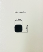 Teräspeltikaappi IP54, mitat 400 x 500 x 250 mm