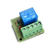 Relekortti 24 VDC, 1 rele vaihtokoskettimella ja tilatieto led